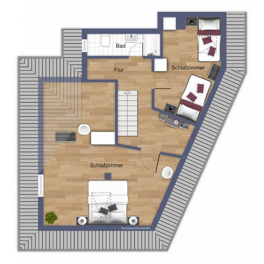 Villa Hanse Wohnung 320 Кюлунгсборн Экстерьер фото